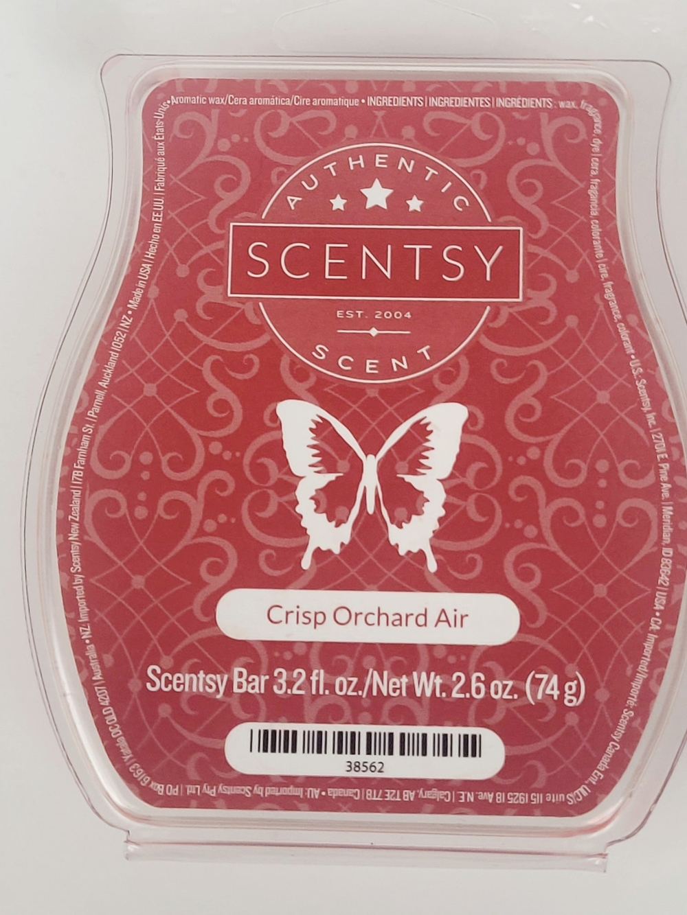 Scentsy Wax Bar Crisp Orchard Air 3.2 oz